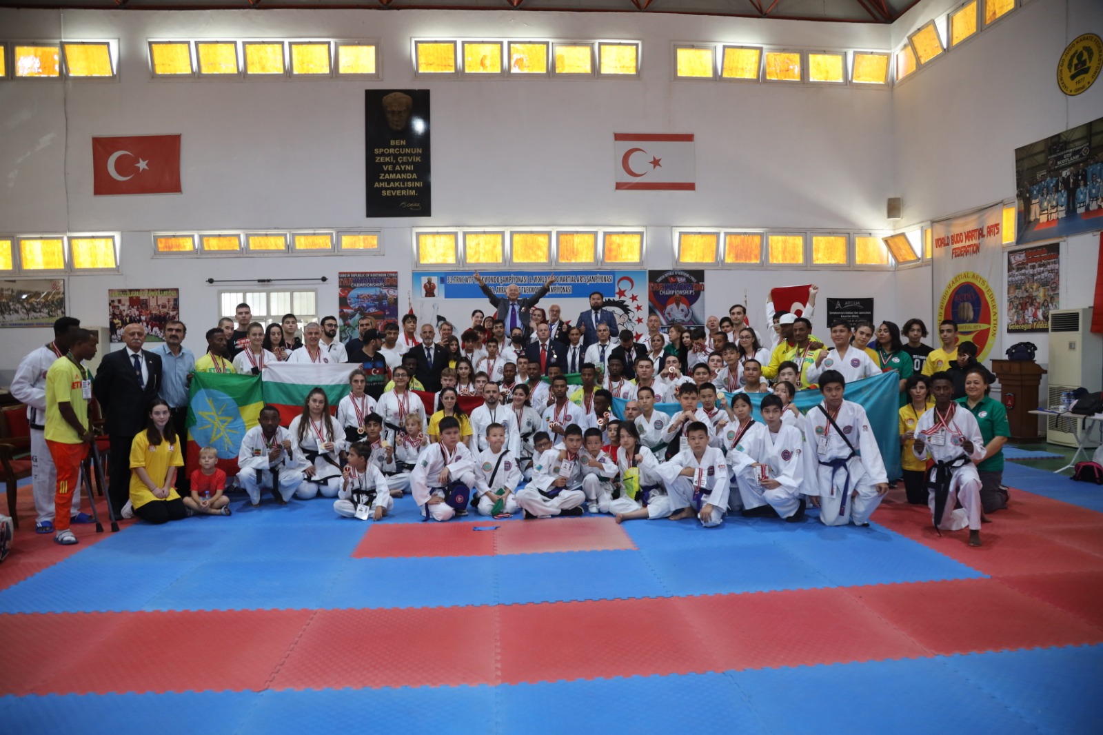 Taekwondoda şampiyon KKTC