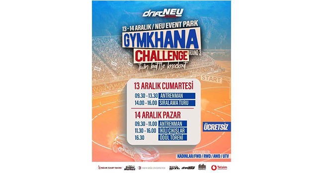 Event Park’ta, Gymkhana heyecanı yaşanacak