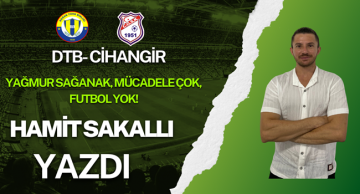 Yağmur sağanak, mücadele çok, futbol yok