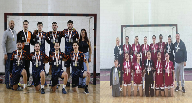 UKÜ hentbolda duble yaptı