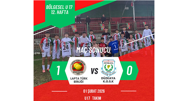 Lapta’dan, Düzkaya’ya tek kurşun