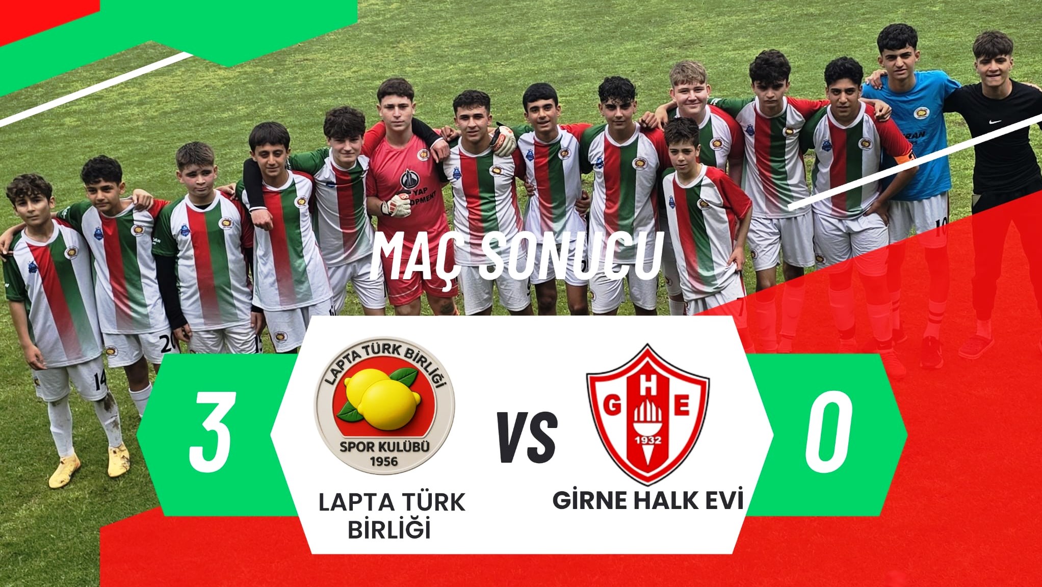 LAPTA’NIN İLK GALİBİYETİ GİRNE’DEN