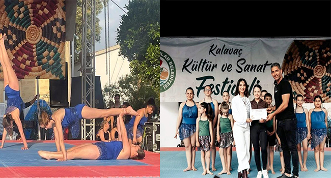 Özle Türkel Sosyal Aktivite Merkezi Cimnastik Grubu, Kalavaç’ı Coşturdu