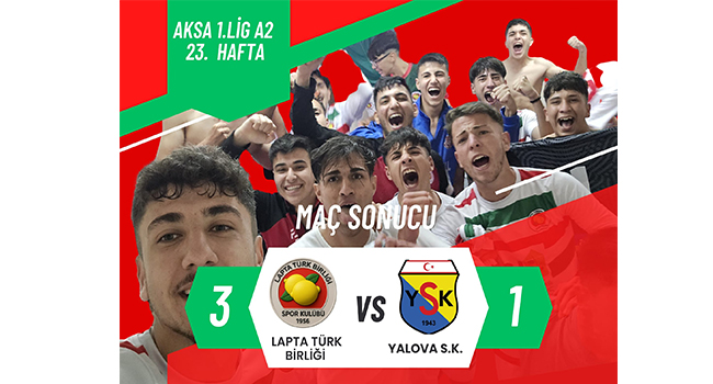 LAPTA, YALOVA’YI RAHAT GEÇTİ