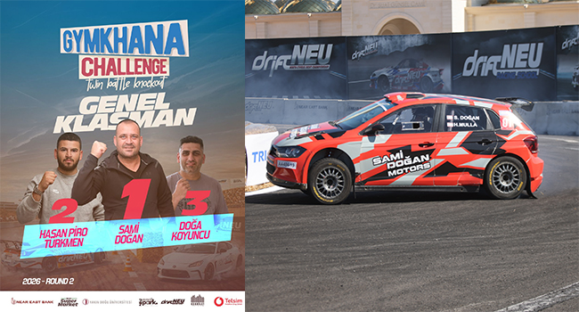 GYMKHANA’DA ZİRVE SAMİ DOĞAN’IN