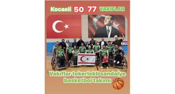 VAKIFLAR, KOCAELİ’DEN FARKLI GALİBİYETLE DÖNDÜ