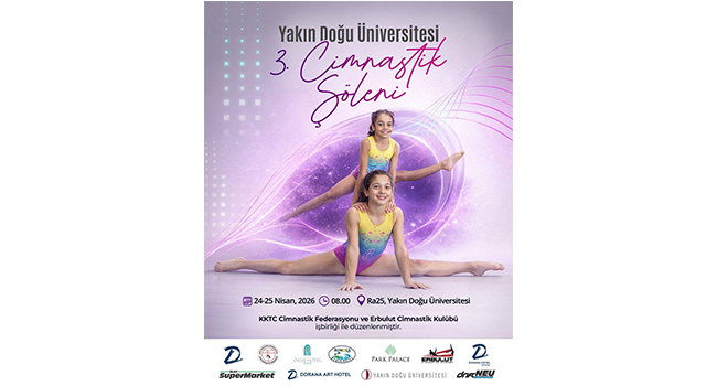 Yakın Doğu Üniversitesi Cimnastik Şöleni’nde, Cimnastik Coşkusu Tavan Yapacak