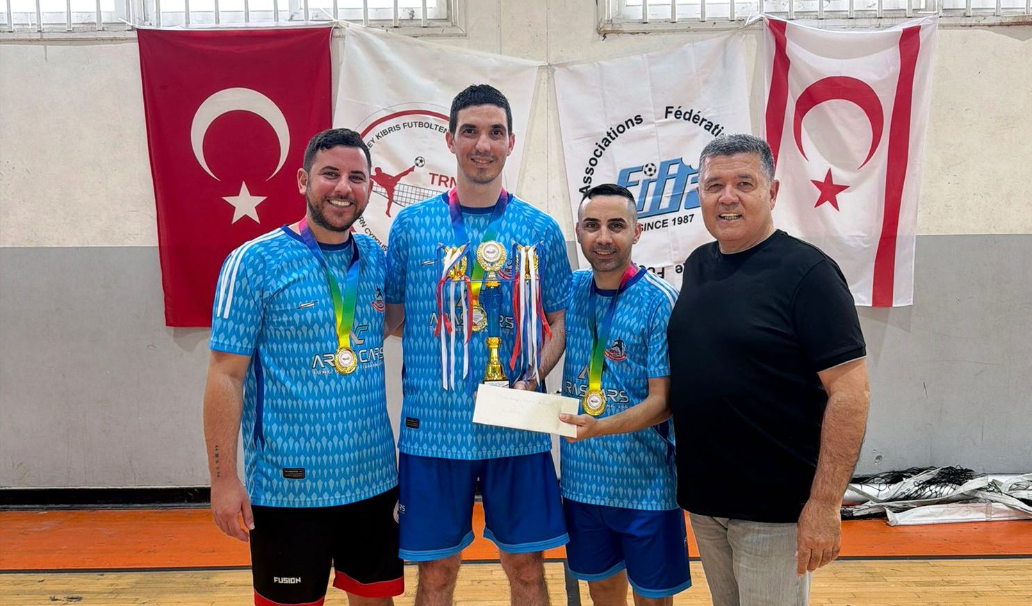 FUTBOLTENİSİNDE DEĞİŞMEZ ŞAMPİYONLAR, MEHMET – SÜLEYMAN VE DOĞUKAN
