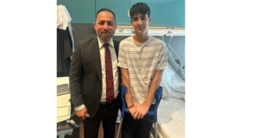 GÜRSEL KOLTUK DEĞNEKLERİYLE YÜRÜMEYE BAŞLADI
