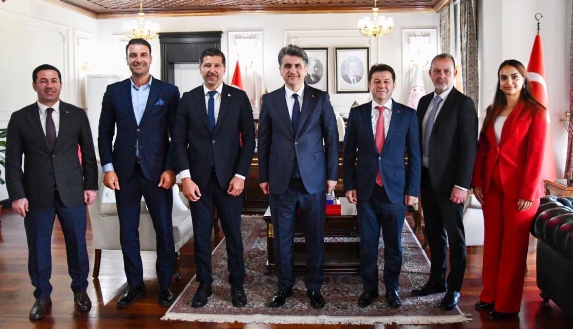 Cimnastik Federasyonu heyeti, Bolu Valisi’ne nezaket ziyaretinde bulundu