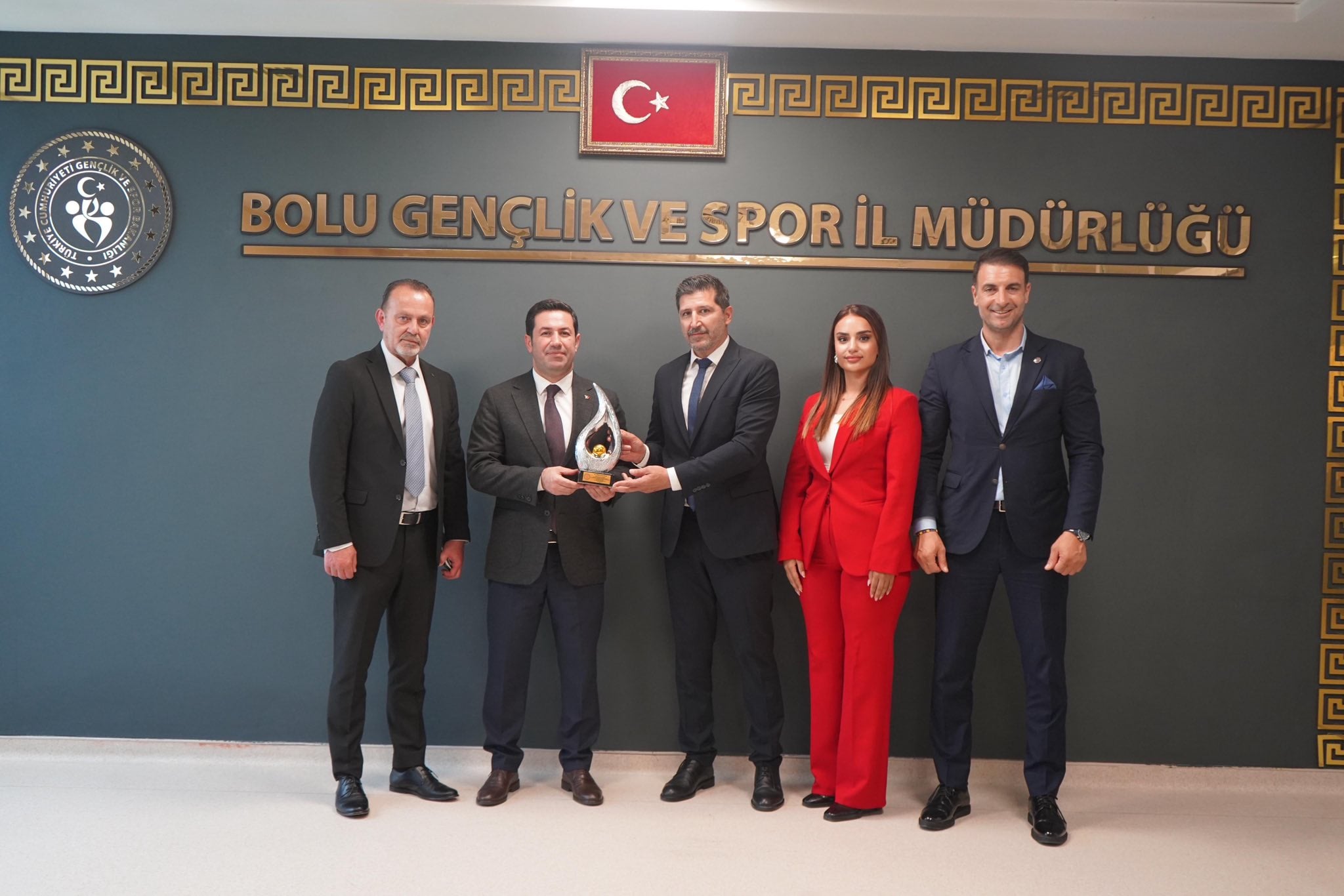 Cimnastik Federasyonu heyeti, Bolu Spor İl Müdürü Güler’i ziyaret etti