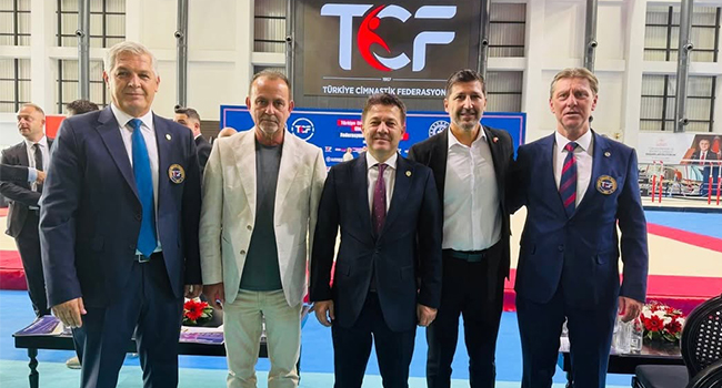 CİMNASTİK FEDERASYONU HEYETİ, ANKARA’DA SALON AÇILIŞINA KATILDI
