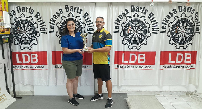 LEFKOŞA’DA DARTSIN ŞAMPİYONU ALİ YEŞİLADA
